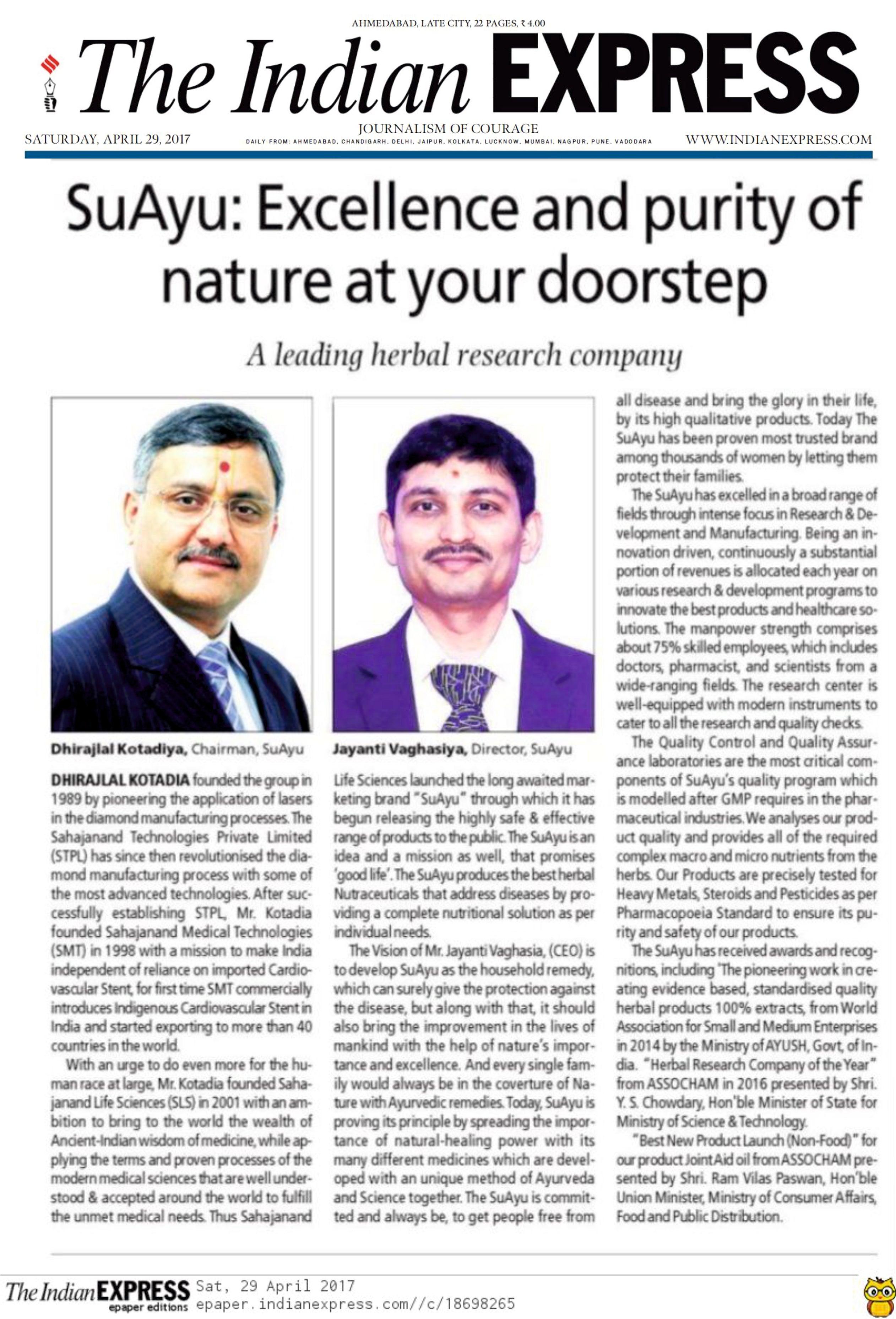 SuAyu: Excellence and purity of nature at your doorstep