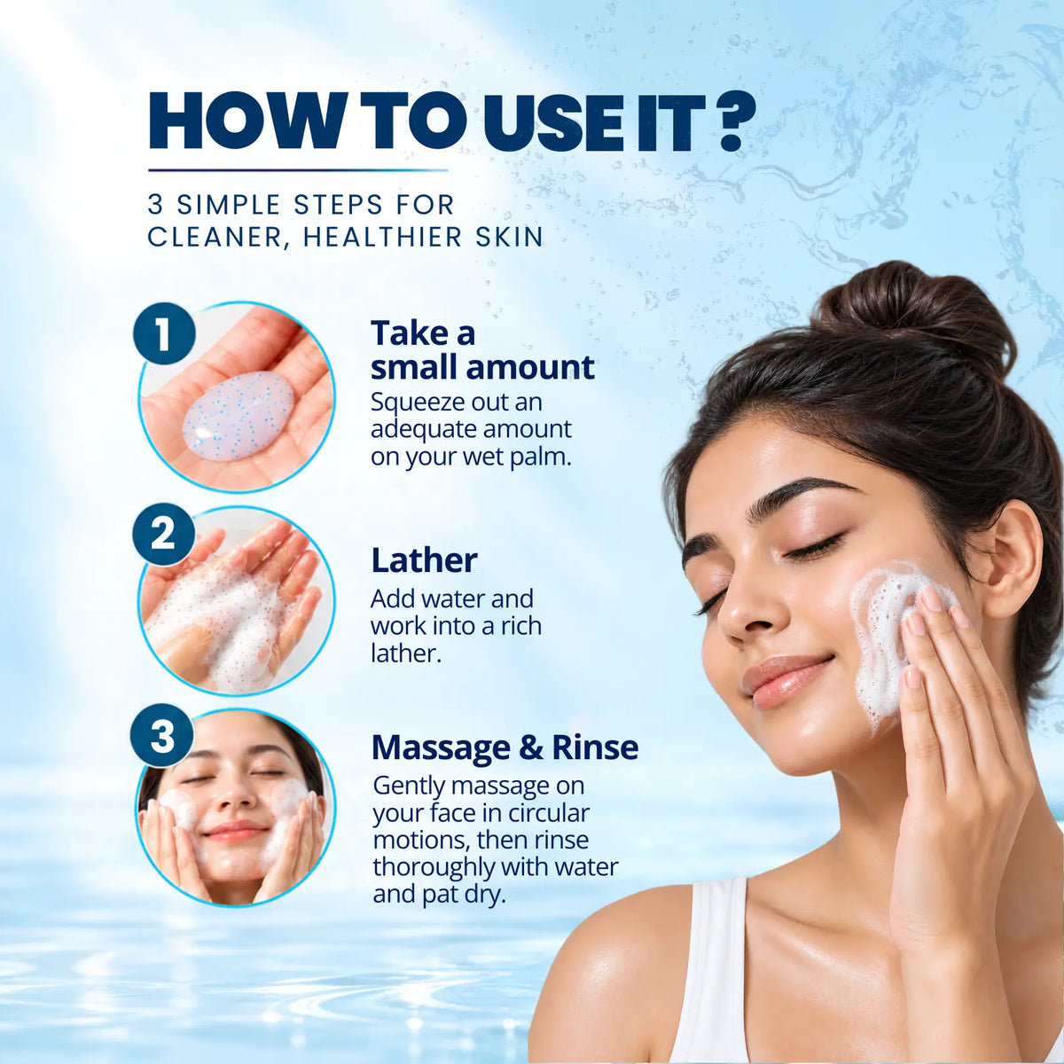 Hydro-Cleanser Facewash | 5% AHA BHA