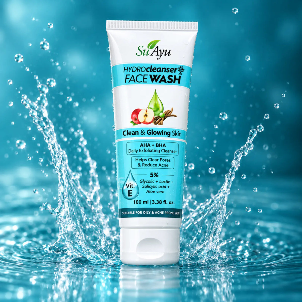 Hydro-Cleanser Facewash | 5% AHA BHA