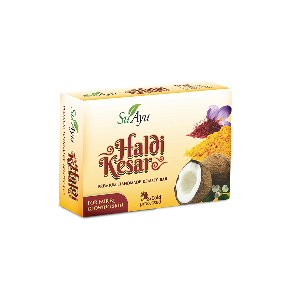 Haldi Kesar Soap (Pack of 3) - SuAyu