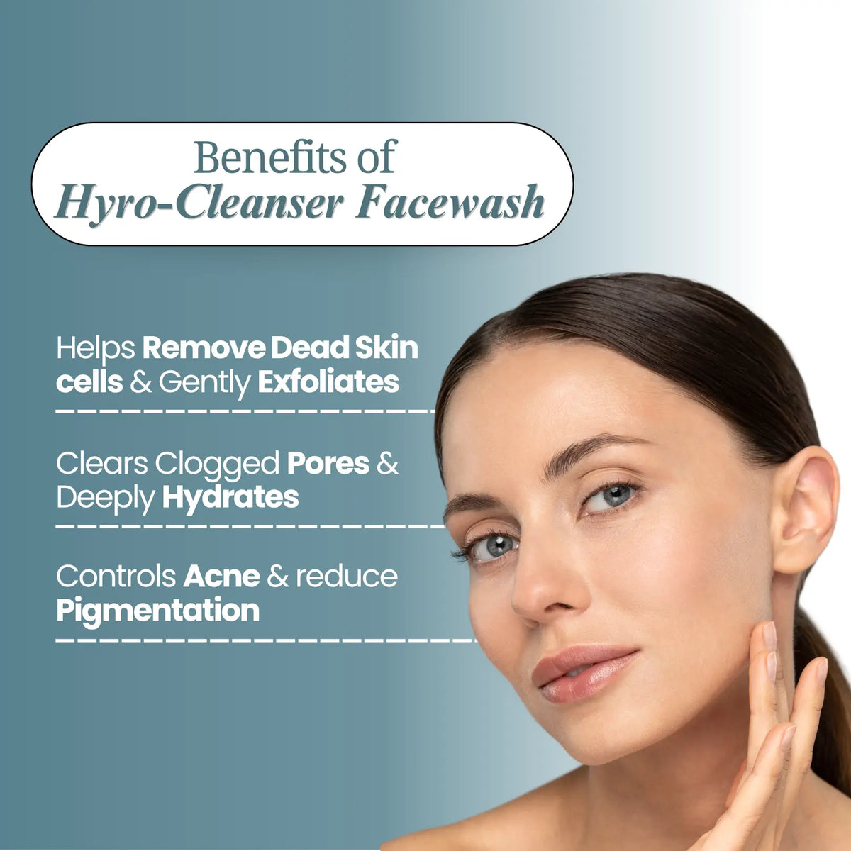 Hydro-Cleanser Facewash | 5% AHA BHA