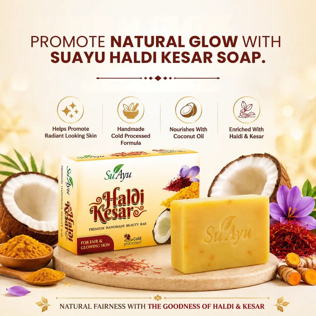 Haldi Kesar Soap (Pack of 3)