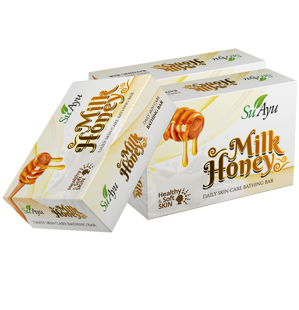 Milk Honey Soap (Pack of 3) - SuAyu