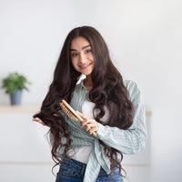 Rich in nutrient content promotes a healthy scalp, which in turn supports healthy hair growth.