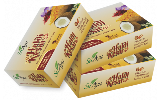 Haldi Kesar Soap (Pack of 3)